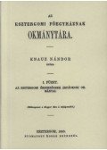 Knauz Nándor - Az esztergomi főegyháznak okmánytára I. - Az esztergomi Érsekségnek Árpádkori okmányai