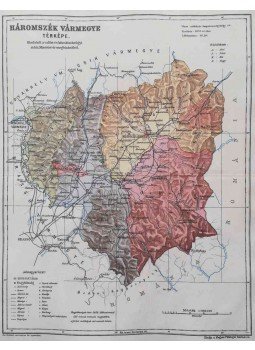 - Háromszék Vármegye térképe - Háromszék Vármegye térképe, Budapest 0 antikvár könyv