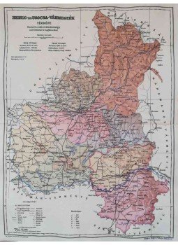 - Bereg- és Ugocsa Vármegyék térképe - Bereg- és Ugocsa Vármegyék térképe, Budapest 0 antikvár könyv