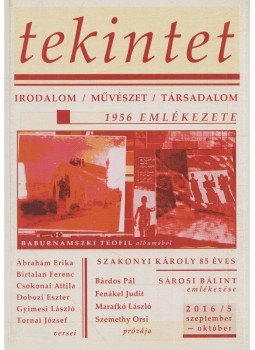 Farkas László - Tekintet 2016/5. szeptember - október, Budapest 2016 antikvár könyv
