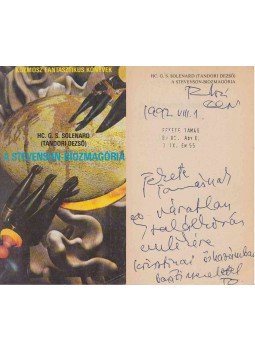 Tandori Dezső - A Stevenson-biozmagória (dedikált), Budapest 1984 antikvár könyv