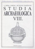 Bende Lívia (szerk.),Lőrinczy Gábor (szerk.) - Studia Archaeologica VIII.