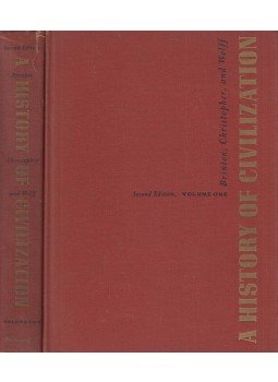 Crane Brinton, John B. Christopher, Robert L. Wolff - A History of Civilization 1-2., Englewood Cliffs 1960 antikvár könyv