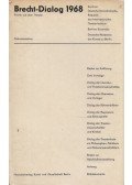 Werner Hecht - Brecht-Dialog 1968