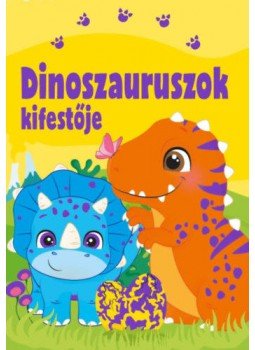 - Dinoszauruszok kifestője - Dinoszauruszok kifestője, null 2021 antikvár könyv