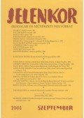 Ágoston Zoltán (főszerk.) - Jelenkor 2003. Szeptember