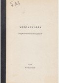 Molnár Péter,Szakács Béla Zsolt - Mediaevalia