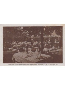  - Részlet a Ketter-féle vendéglő kerthelyiségéből (képeslap), Budapest 0 antikvár könyv