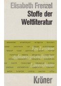 Frenzel, Elisabeth - Stoffe der Weltliteratur
