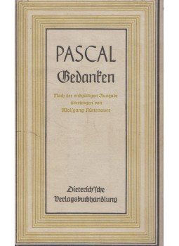 Pascal, Blaise - Gedanken Pascal, Blaise - Gedanken, Leipzig 0 antikvár könyv
