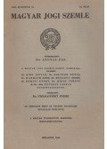 Dr. Angyal Pál (szerk.) - Magyar jogi szemle XXV. évf. 14. szám