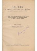 Marencich Ottó - Szótár a vendéglősipar részére