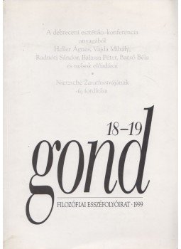 Vajda Mihály (szerk.) - Gond 18-19. Vajda Mihály (szerk.) - Gond 18-19., Budapest 1999 antikvár könyv