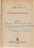 Rideg Sándor - Daruszegi vasárnapok (Dedikált)