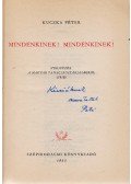 Kuczka Péter - Mindenkinek! Mindenkinek! (Dedikált)