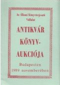 Kárpáti Miklós (szerk.) - Az Állami Könyvterjesztő Vállalat antikvár könyvaukciója Budapesten 1989 novemberében