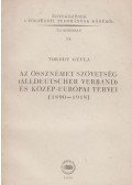 Tokody Gyula - Az Össznémet Szövetség (Alldeutscher Verband) és közép-európai tervei (1890-1918)