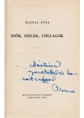 Hajnal Anna - Esők, szelek, csillagok [Versek] (Dedikált)