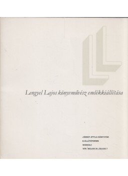  - Lengyel Lajos könyvművész emlékkiállítása, Miskolc 1979 antikvár könyv