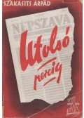 Szakasits Árpád - Utolsó percig (dedikált)