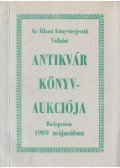 Kárpáti Miklós - Az Állami Könyvterjesztő Vállalat antikvár könyvaukciója Budapesten 1989 májusában