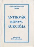 Kárpáti Miklós (szerk.) - Az Állami Könyvterjesztő Vállalat antikvár könyvaukciója Budapesten 1991. májusában