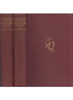 Meyer, Conrad Ferdinánd - Sämtliche Werke in vier Bänden (két kötetben) Meyer, Conrad Ferdinánd - Sämtliche Werke in vier Bänden (két kötetben), Berlin 1925 antikvár könyv