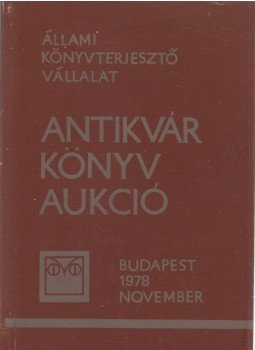 Dr. Kollin Ferenc (szerk.) - Antikvár könyvek katalógusa XII., BUdapest 1978 antikvár könyv