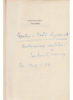 Jankovich Ferenc - Tavaszidéző (Dedikált) Jankovich Ferenc - Tavaszidéző (Dedikált), Budapest 1962 antikvár könyv