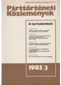 Szabó Bálint (szerk.) - Párttörténeti Közlemények 1983/3.