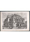 Petrovits László Jenő - A budapesti Operaház látványtervének látképmetszete – Das neue Opernhaus (1882)