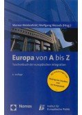 Werner Weidenfeld,Wolfgang Wessels - Europa von A bis Z