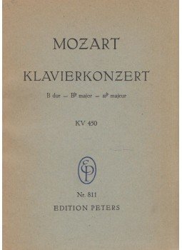 Friedrich Blume - Mozart Konzert für Klavier und Orchester B dur - B major - si majeur Kv. 450., Leipzig 0 antikvár könyv