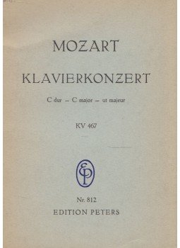 Friedrich Blume - Mozart Konzert für Klavier und Orchester C dur - C major - ut majeur Kv. 467., Leipzig 0 antikvár könyv