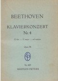 Wilhelm Altmann,Beethoven, Ludwig von - Beethoven Konzert Nr. 4 für Klavier und Orchester Opus 58.