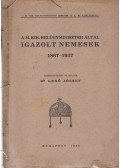 Gerő József (szerk.) - A m. kir. belügyminiszter által igazolt nemesek 1867–1937