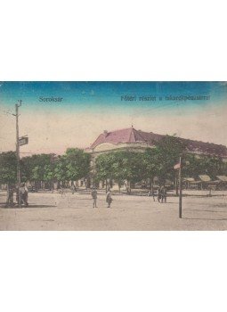  - Soroksár - Főtéri részlet a takarékpénztárral (képeslap), Budapest 0 antikvár könyv
