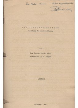 Dr. Pattantyús-Ábrahám Géza - Szállítóberendezések üzemtana és szerkezettana (Dedikált), Budapest 1934 antikvár könyv