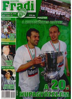 Mokány Lajos - 100% Fradi II. évf. 19. szám Mokány Lajos - 100% Fradi II. évf. 19. szám, Budapest 2004 antikvár könyv