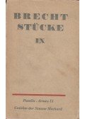 Brecht, Bertolt - Stücke IX.