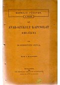 Sebestyén Gyula - Az avar–székely kapcsolat emlékei