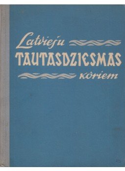  - Latviesu tautasdziesmas koriem, Riga 1960 antikvár könyv