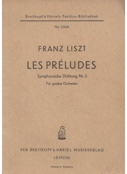 Liszt, Franz - Les Préludes, Leipzig 0 antikvár könyv