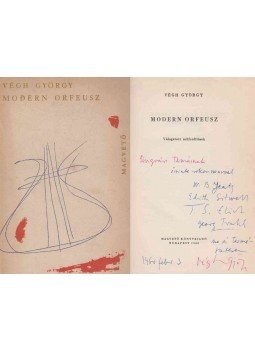 Végh György - Modern Orfeusz (dedikált) Végh György - Modern Orfeusz (dedikált), Budapest 1960 antikvár könyv