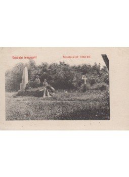  - Üdvözlet Isaszegről - Honvéd-sírok 1848-ból (képeslap), Isaszeg 1914 antikvár könyv