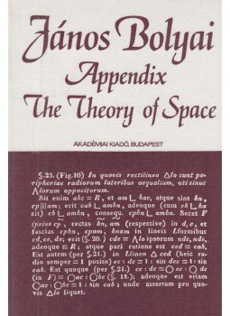 Bolyai János - Appendix - The Theory of Space, Budapest 1987 antikvár könyv