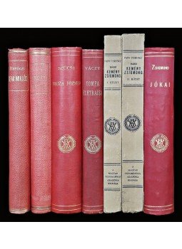 Bánóczi József, Váczi János, Szücsi József, Papp Ferenc, Zsigmond Ferenc - Klasszikus magyar írói életrajzok és korrajzok a XIX. századból (6 mű), Budapest 1879 antikvár könyv