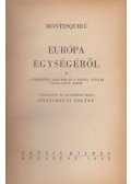 Montesquieu - Európa egységéről