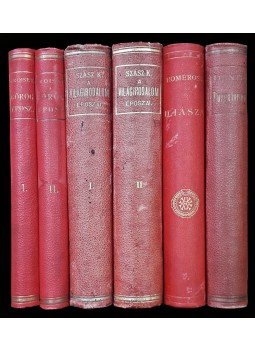 Szász Károly, Croiset, M., Homérosz, Dante Alighieri - Népies és klasszikus eposzfordítások, Budapest 1881 antikvár könyv