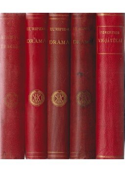 Aiszkhülosz, Euripidész, Terentius Afer, Publius - A klasszikus ókor drámaírói életműveinek első magyar kiadásai, Budapest 1903 antikvár könyv